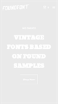 Mobile Screenshot of foundfont.com